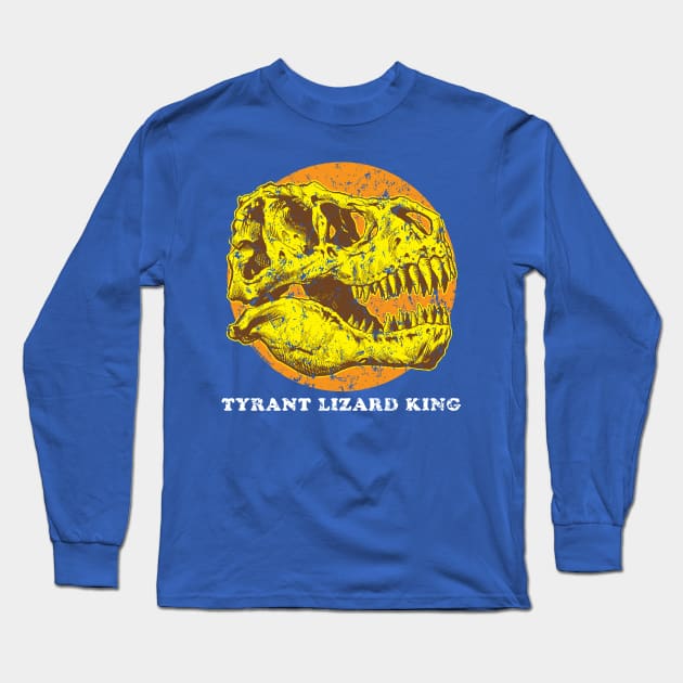 Tyrant Lizard King Long Sleeve T-Shirt by Shamus_Beyale